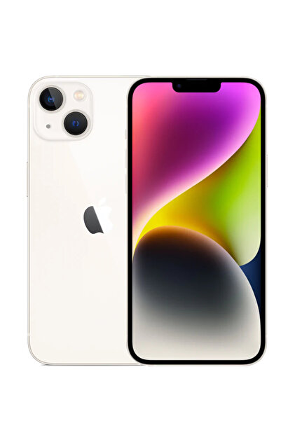 Apple iPhone 13 本体 ホワイト128GB Apple Yenilenmiş iPhone 13 128 GB Yıldız Işığı Cep Telefonu (12 Ay