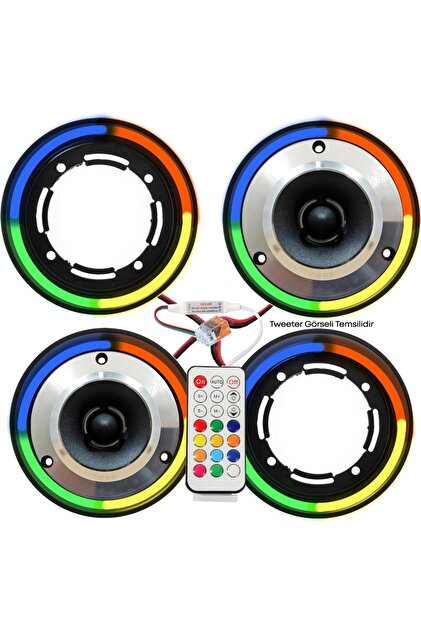 ZOOMMER Pixel Ledli 8cm Tweeter Kapak 4adet - Fiyatı, Yorumları