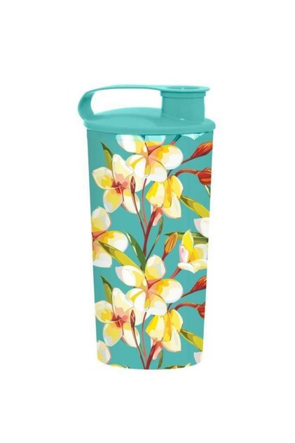 Patterned Coffee Glass-Flower 470 Cc Flower Patterned Coffee Glass