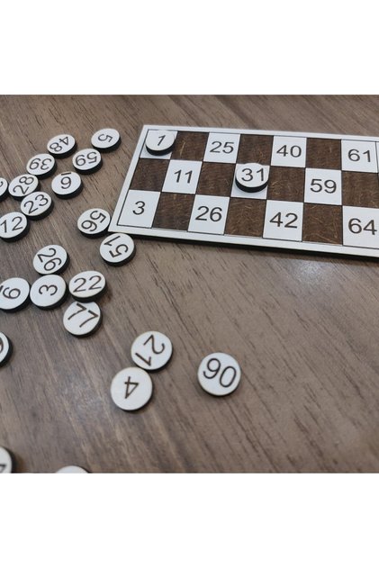 Lavanta Tasarım Tombala 24 Kartlı