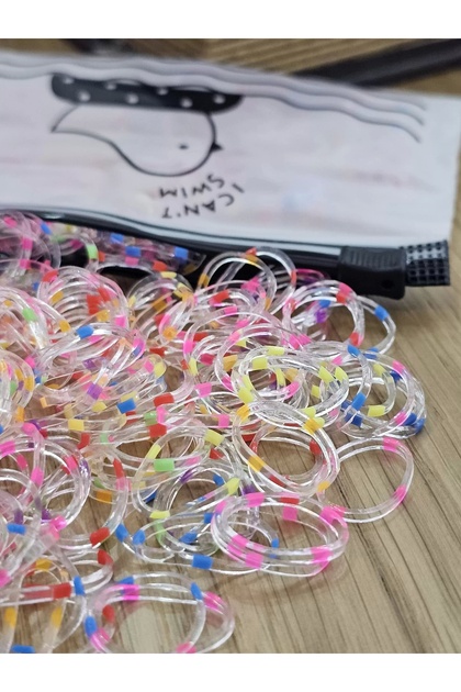 Cinderella 300'lü Çantalı Dayanıklı Perma Lastik Toka Seti - Çocuk