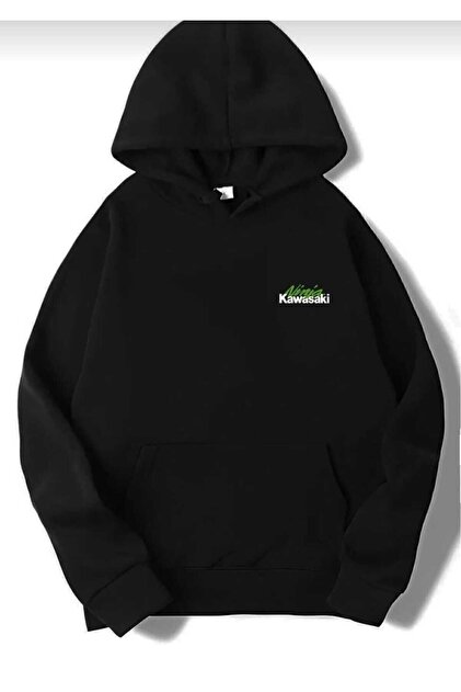 新品未使用　カワサキ　BIGPOCKET HOODIE LELVANİ Unisex Oversize Kawasaki Ninja H2R Hoodie - Fiyatı, Yorumları