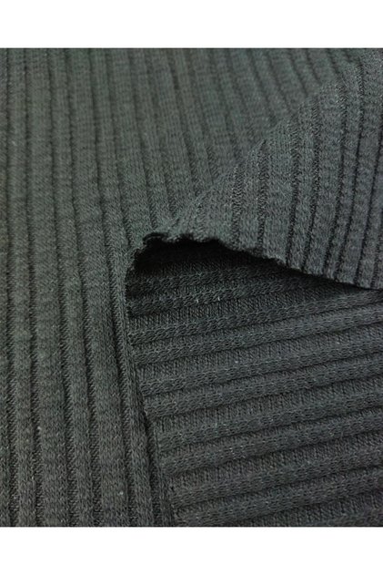 Knitted Fabric in Anthracite Color (Width 120 cm X Length 280 cm)