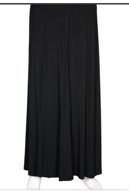 Women's Joy Super Oversized 8 Pieces Sandy Rhinestone Black Skirt