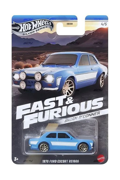 HOT WHEELS Brian O'conner 1970 Ford Escort Rs1600 4/5 Fast