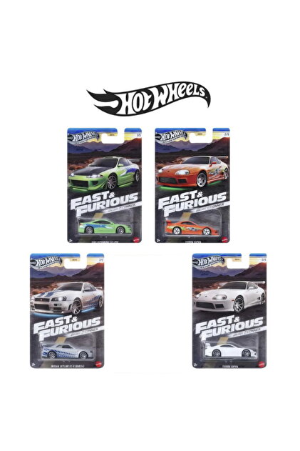 HOT WHEELS Fast And Furious 4lü Set Silver Series Özel