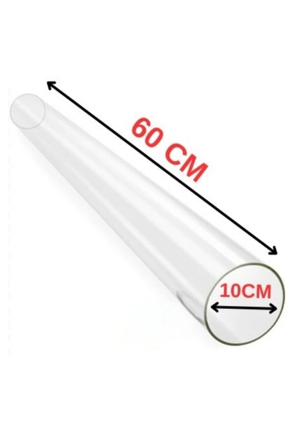 Füze Pelet Soba Camı Borusu Çap 10 cm x Boy 60cm
