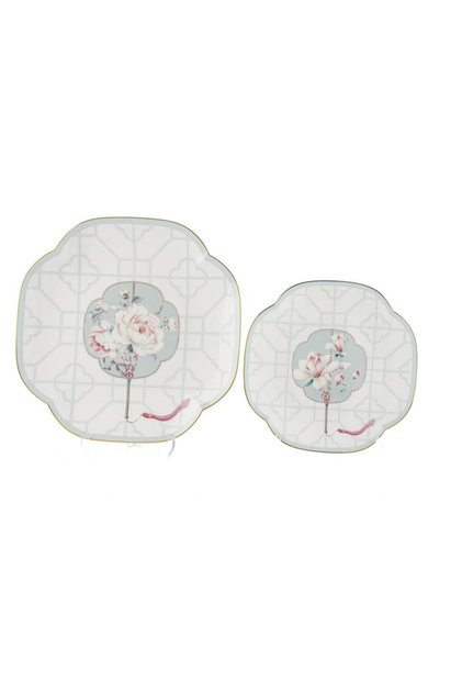 Rosita 4 Piece Set: 2 Cake Plates 19cm and Serving Plate 25cm