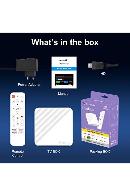 Hesapli Alisveris H96 Max 4K H313 Android 14 TV Box WİFİ 6 (2 GB