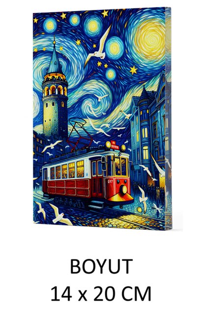 Vivago Art Van Gogh Galata Striped Notebook 14 X 20 cm Cloth Bag Gift Code 1