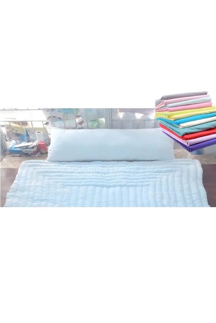 Husband and Wife Pillow, with Cover, Natural Cotton, Double Long Maxi Size Pillow+Cover (50X150)