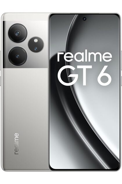GT 6 5G Dual SIM 12GB + 256GB (Fluid Silver) - Middle East Version