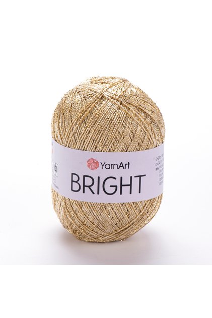 BRIGHT - SILVERY HAND KNITTED STRING SILVERY-236