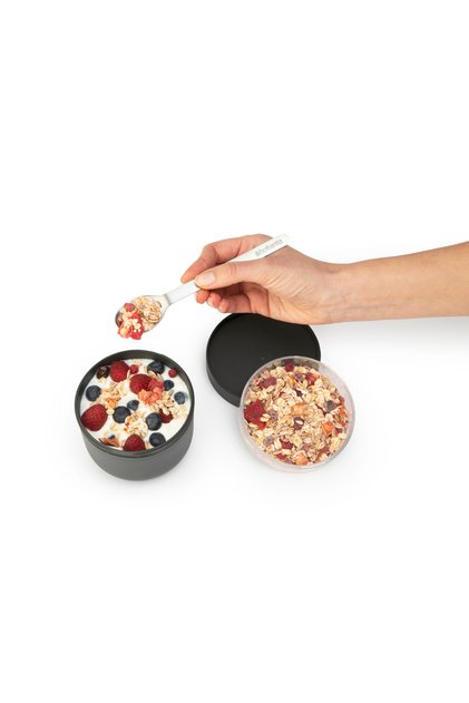 Make Take Dark Grey Plastic Food Carriage Bag 500ml