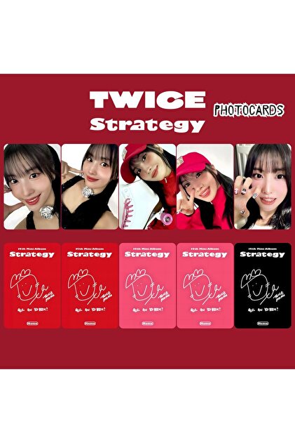 Kpop Dünyasi TWICE Momo '' Strategy '' Photocards Set - Fiyatı