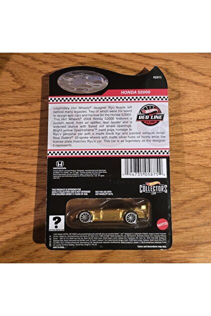 HOT WHEELS RLC Honda S2000 - Ryu Asada - HGW15 - Fiyatı, Yorumları