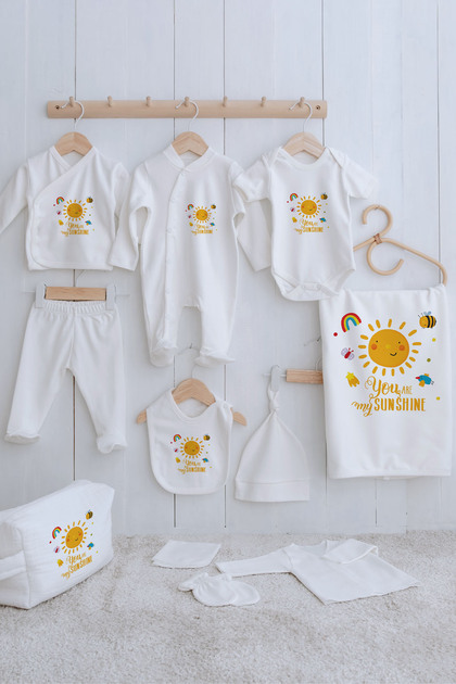 Organic 11-Pack Hospital Release Pack - for Baby - Gülen Pastel Güneş