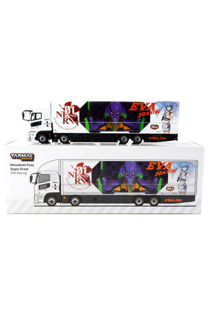 TOYFEST Tarmac Works 1/64 Mitsubishi Fuso Super Great EVA Racing