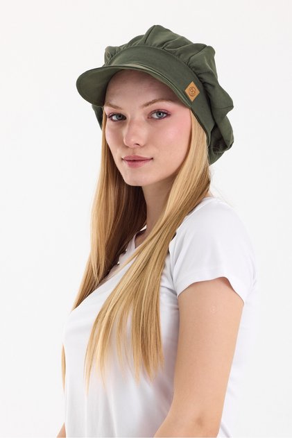 Women's 4 Seasons Cotton, Ultra Soft, Lightweight, Anti-Sweat, Stylish, Trendy Cap and Combed Cotton Hat with Visor