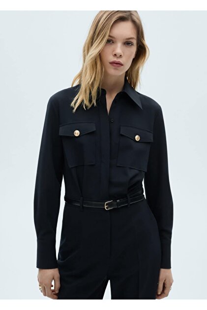 Straight Cut Jumpsuit with Belt