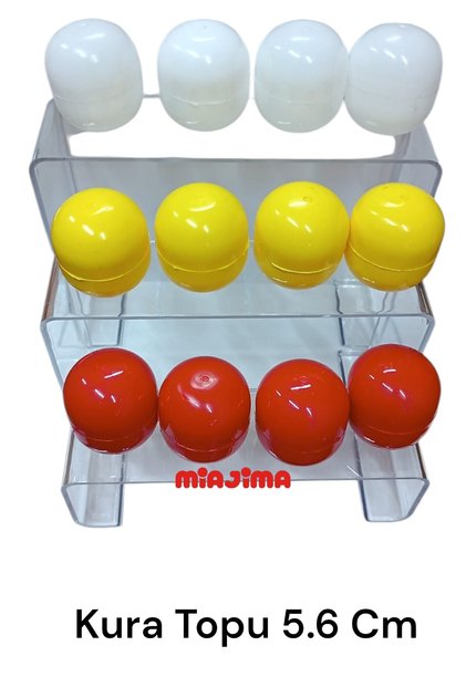 Plastic New Year Lottery Raffle Ball 5.6 cm Diameter - 25 Pieces