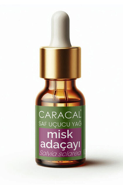10ml %100 Saf Misk Adaçayı Yağı Doğal Saf Ada Çayı Yağı Uçucu Katkısız Yağ Salvia Sclarea Clary Sage