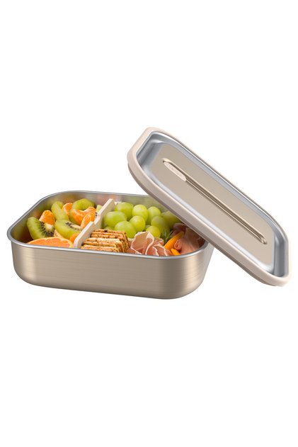 - Microsteel Leak Proof Lunch Box - Gold
