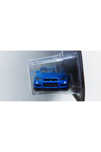 HOT WHEELS Majorette Nissan Skyline GT-R (BNR34) Bayside Blue