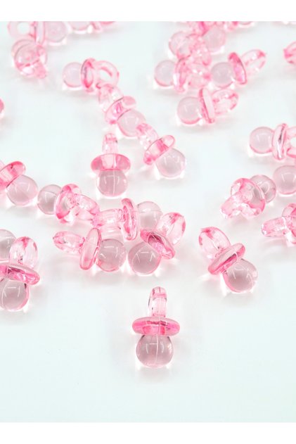 Crystal Acrylic Pacifier Small Size (40 Pcs)