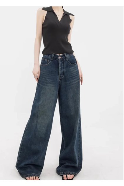 Y2K Recycled Baggy Pocket Star Jeans