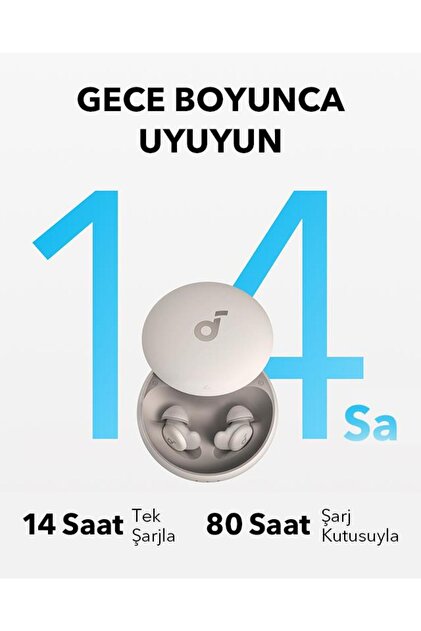 Anker Soundcore Sleep A20 Beyaz Kulaklık - A6611 - Fiyatı, Yorumları
