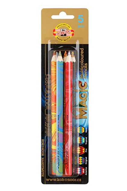 LapisRavi PotionMagique 5色セット Kohinoor Kohinoor Magic Sihirli Renkli Boya Kalemi Seti 5'li
