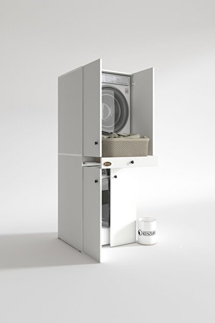 Kenzlife Çamaşır-Kurutma Makinesi Dolabı El Kindi Byz 187*070*60