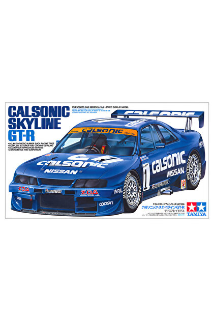 TAMIYA 1/24 Nissan Calsonic Skyline GT-R (R33) Plastik Araba Maket
