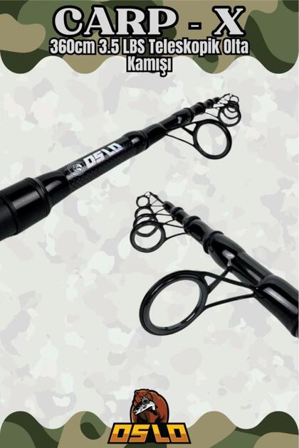 Oslo Carp-X 360cm 3.5 LBS Teleskopik Olta Kamışı - Fiyatı, Yorumları