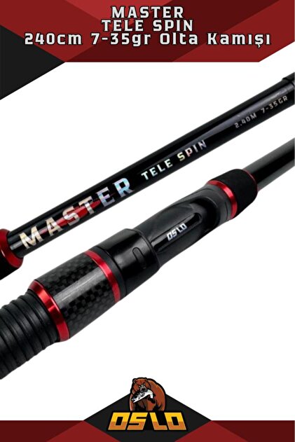 Oslo Master 240cm 7-35 gr Tele Spin Olta Kamışı - Fiyatı, Yorumları
