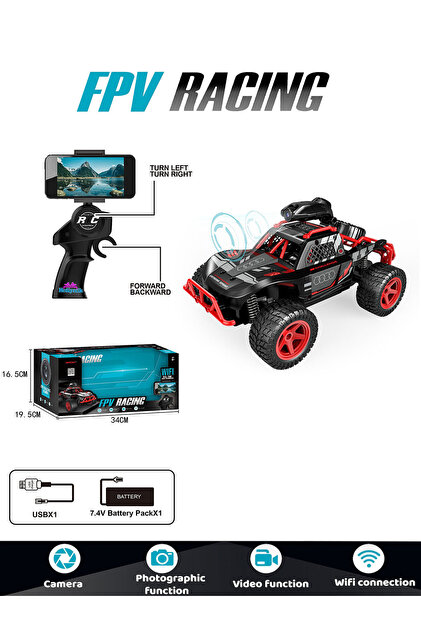 hediyecik Rc Kameralı Offroad Araba Uzaktan Kumandalı Jeep Full