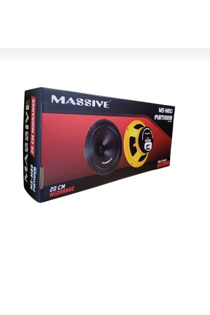 Massive M80 20cm Midrange 400wat 175rms Yeni 2024 Ürün Kapaksızz
