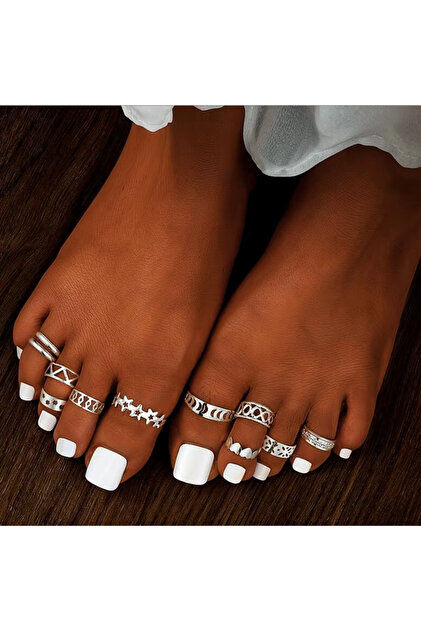 Glowen Toe Finger Ring Set