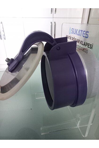 SUKATES 125'lik Paslanmaz Klapeli Atık Su Rögar Klapesi - Pis Su