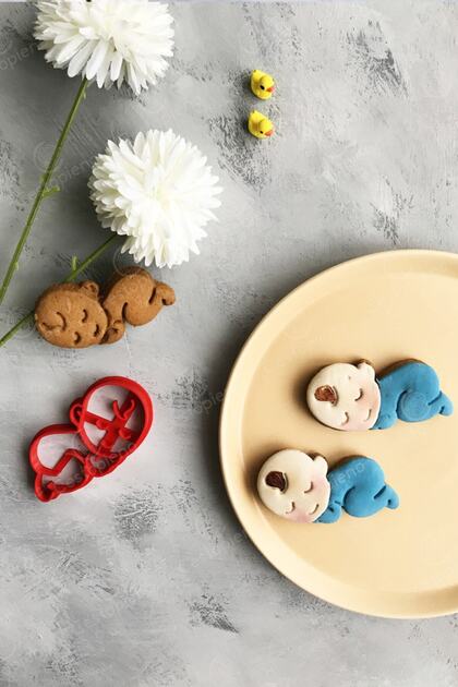 Baby Cookie Mold 5X8 cm / Ceramic, Polymer Clay