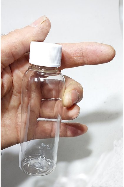 100 Cc Düz Model Pet Şişe - Beyaz Kapaklı - 100 ml Boş Pet Şişe (10 ADET)