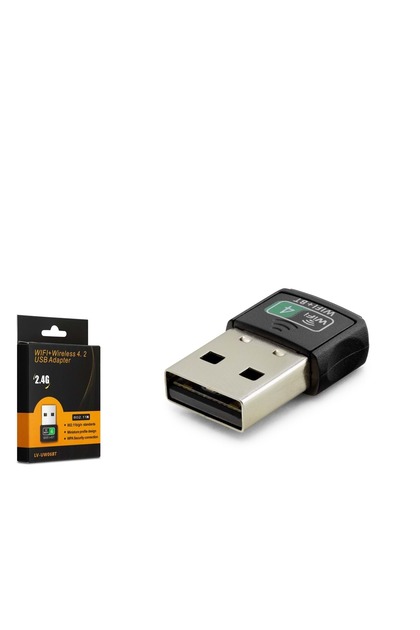 PIX-LINK LV-UW06BT USB WiFi Adaptör 2.4 GHz Bluetooth 4.2 - Siyah