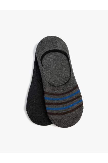 Set of 2 Ballerina Socks Multicolored Cotton Blend