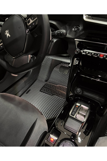 Peugeot 2008 Premium Tam Set (PREMİUM EVA OTO PASPAS & PREMİUM EVA & METAL TOPUKLUK)