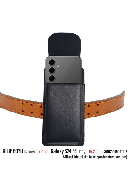 Galaxy S24 Fe Belt Case Clamshell Waist Fitted Belt Case