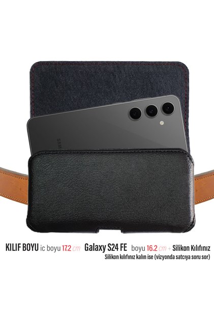 حافظة حزام لهاتف Galaxy S24 FE مزودة بغطاء للخصر