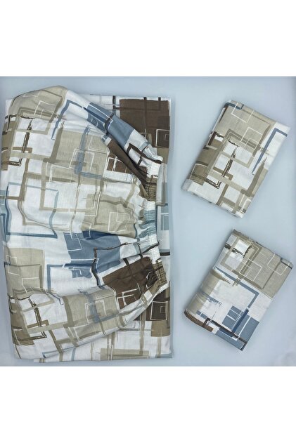 100% Cotton Fabric Fitted Sheet+Pillowcase Corner Depth 28-30 CM Soft Fabric New Season