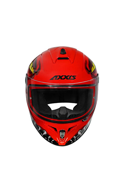 Axxis Draken S Forza A5 Matt Red Full Face Motosiklet Kaskı +