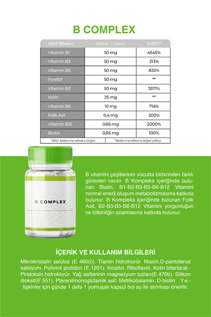 B KOMPLEKS 45 TABLET